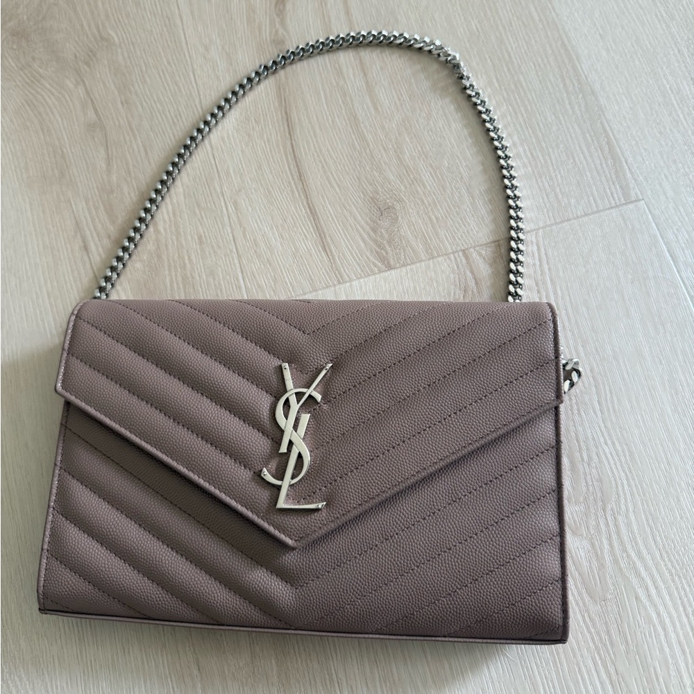 Saint Laurent matelasse chevron handbag